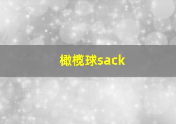 橄榄球sack