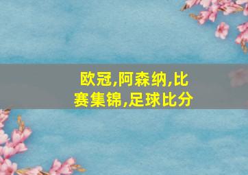 欧冠,阿森纳,比赛集锦,足球比分