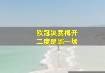 欧冠决赛梅开二度是哪一场