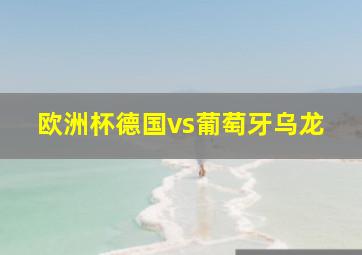 欧洲杯德国vs葡萄牙乌龙