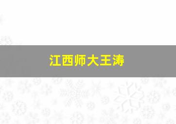 江西师大王涛