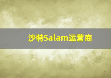 沙特Salam运营商