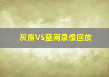 灰熊VS篮网录像回放