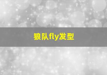 狼队fly发型