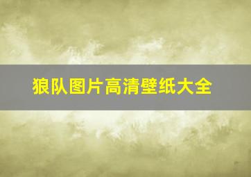 狼队图片高清壁纸大全