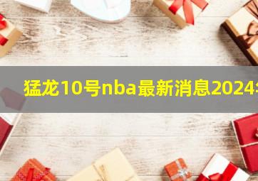 猛龙10号nba最新消息2024年