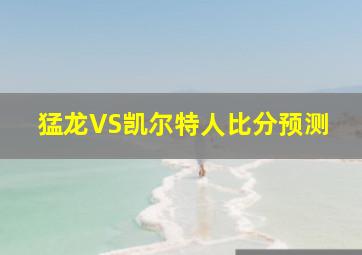 猛龙VS凯尔特人比分预测