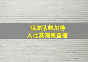 猛龙队凯尔特人比赛视频直播