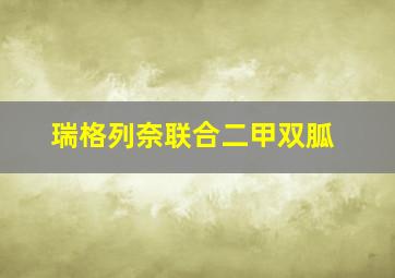 瑞格列奈联合二甲双胍