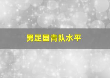 男足国青队水平