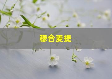 穆合麦提