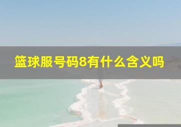 篮球服号码8有什么含义吗