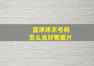 篮球球衣号码怎么选好呢图片