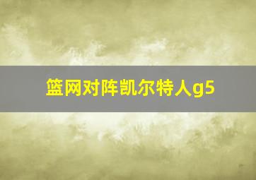 篮网对阵凯尔特人g5