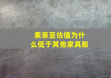 索菲亚估值为什么低于其他家具股