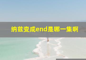 纳兹变成end是哪一集啊