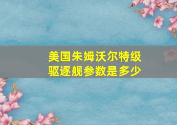 美国朱姆沃尔特级驱逐舰参数是多少