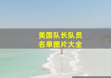 美国队长队员名单图片大全