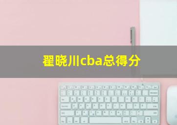 翟晓川cba总得分