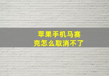 苹果手机马赛克怎么取消不了