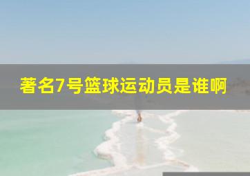 著名7号篮球运动员是谁啊