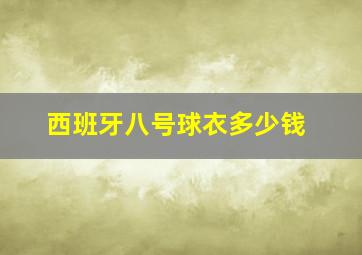 西班牙八号球衣多少钱