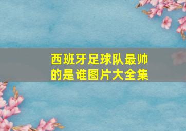 西班牙足球队最帅的是谁图片大全集