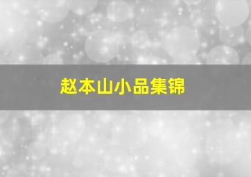 赵本山小品集锦