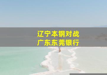 辽宁本钢对战广东东莞银行