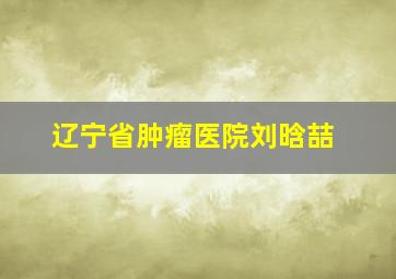 辽宁省肿瘤医院刘晗喆