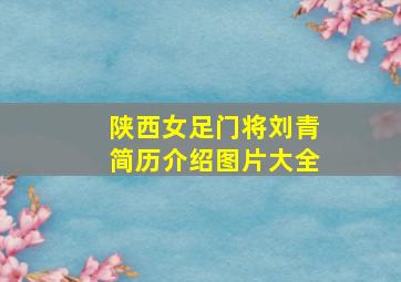 陕西女足门将刘青简历介绍图片大全