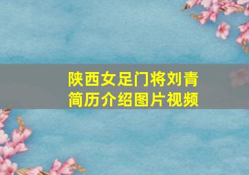 陕西女足门将刘青简历介绍图片视频