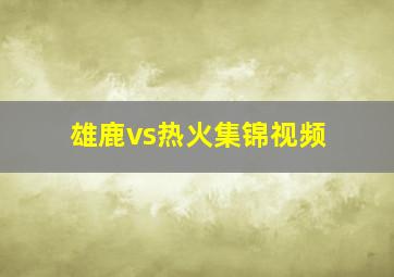 雄鹿vs热火集锦视频