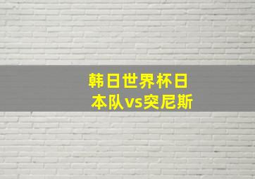 韩日世界杯日本队vs突尼斯