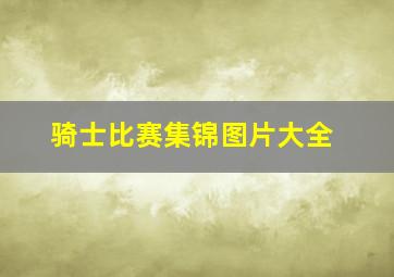 骑士比赛集锦图片大全