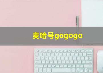 麦哈号gogogo